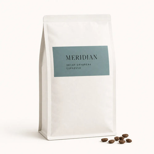 Decaf Daybreak, Decaf espresso · Medium-Dark